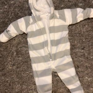 Old Navy 3-6 month winter coat / onesie/one piece Snowsuit